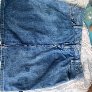 LL Bean Jean skirt